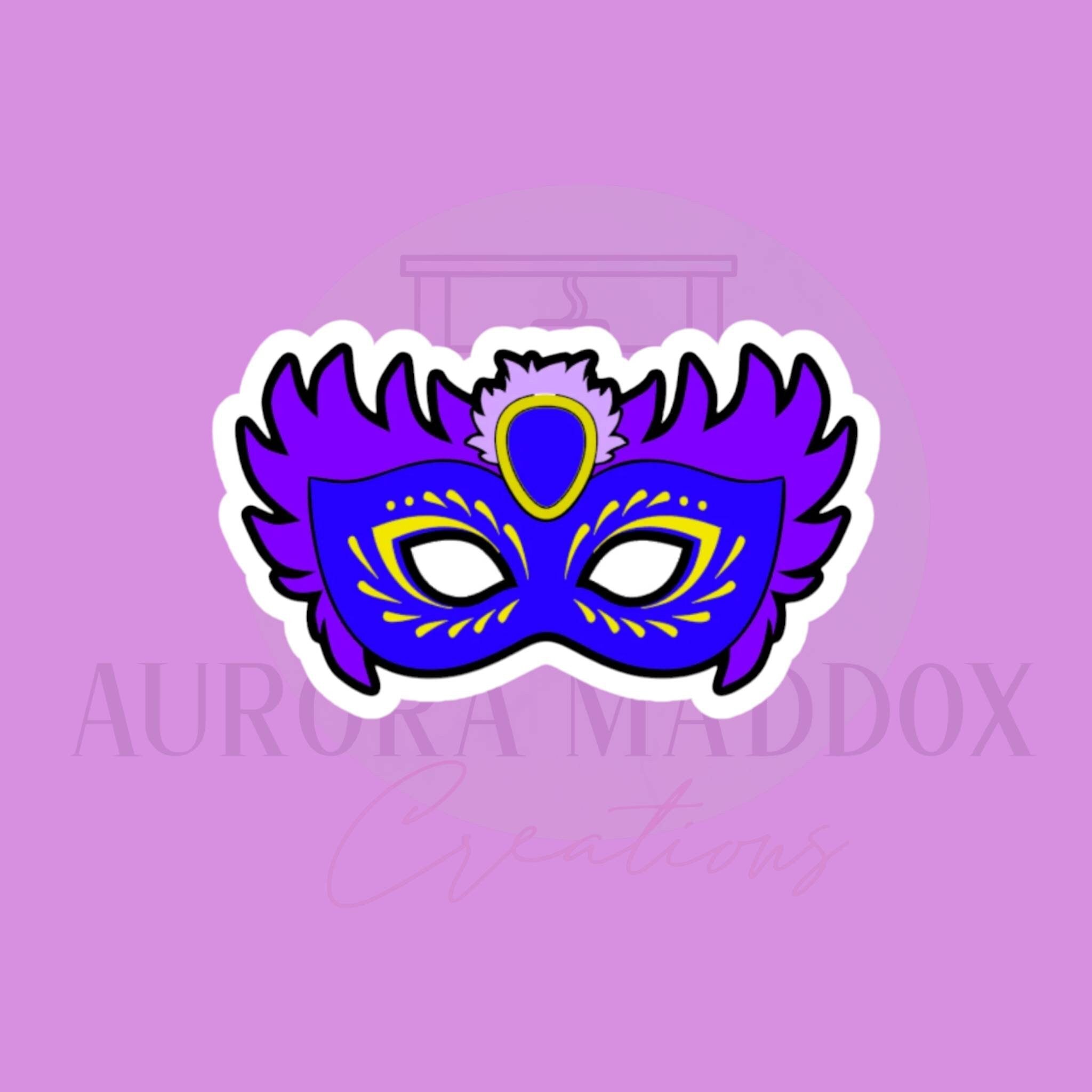 Mardi Gras Mask #2 Cookie Cutter