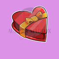 Heart Chocolates Ribbon Cookie Cutter