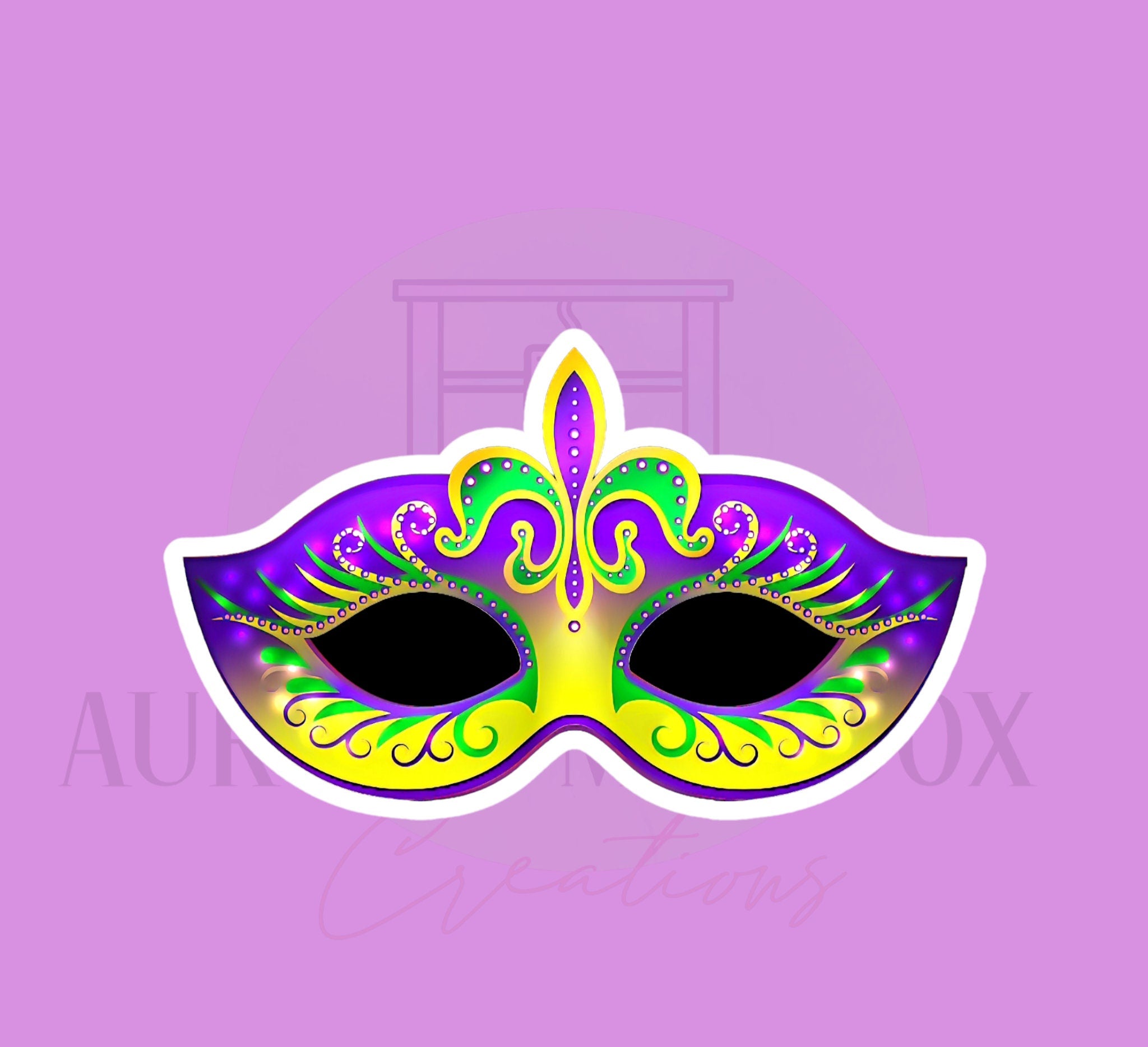 Mardi Gras Mask Cookie Cutter