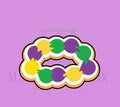 King Cake With Middle Cut Out | Cookie Cutter