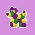 Mardi Gras Bead Dog Cookie Cutter