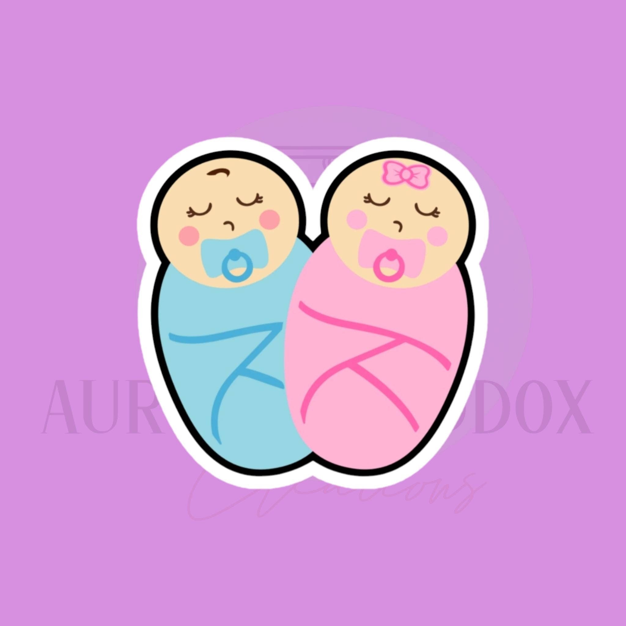 Baby Twin Bundle Cookie Cutter