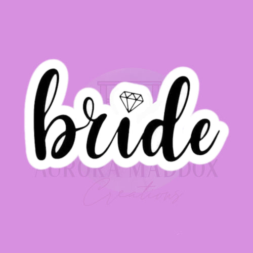 Bride Plaque | Cookie Cutter