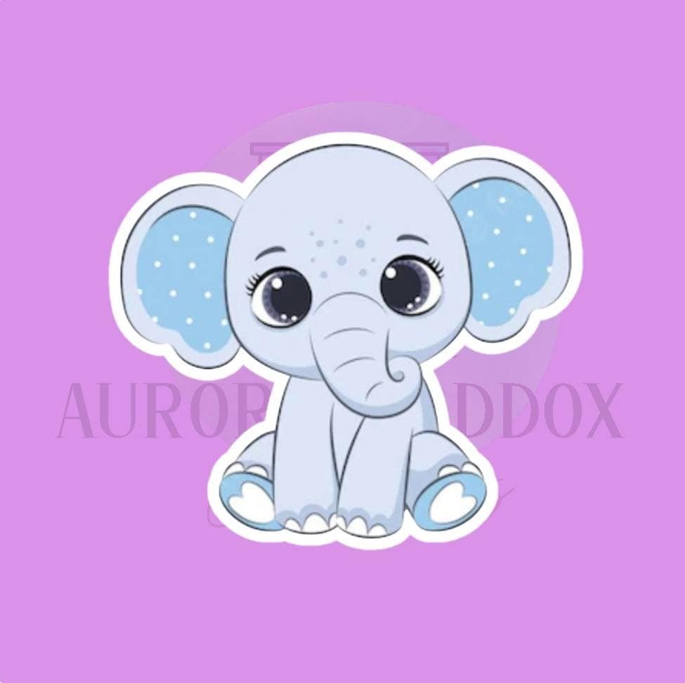 Elephant Baby Boy Cookie Cutter