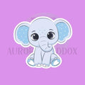 Elephant Baby Boy Cookie Cutter