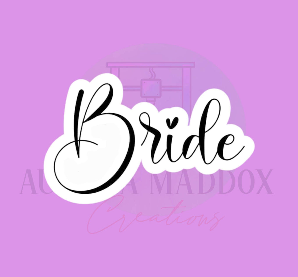 Bride Plaque #2 | Cookie Cutter