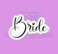 Bride Plaque #2 | Cookie Cutter