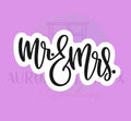 Mr. & Mrs. Plaque Cookie Cutter