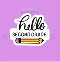 Hello Pencil Plaque Cookie Cutter