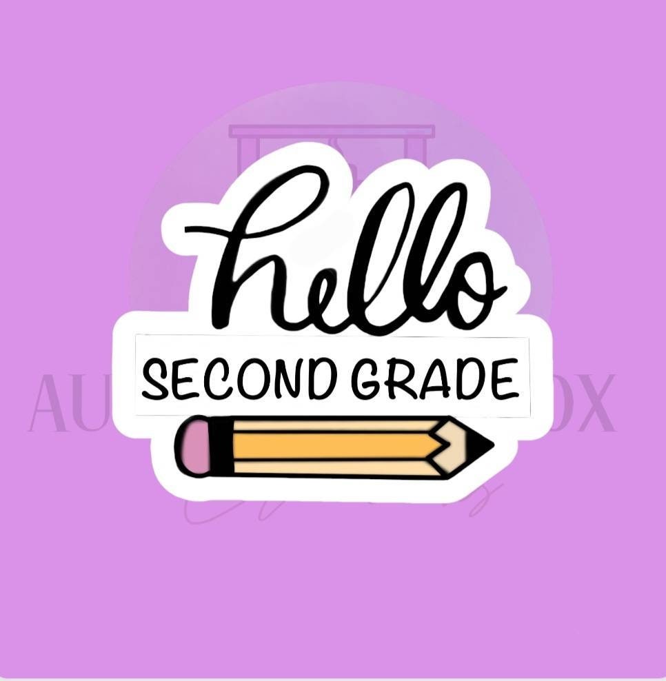 Hello Pencil Plaque Cookie Cutter