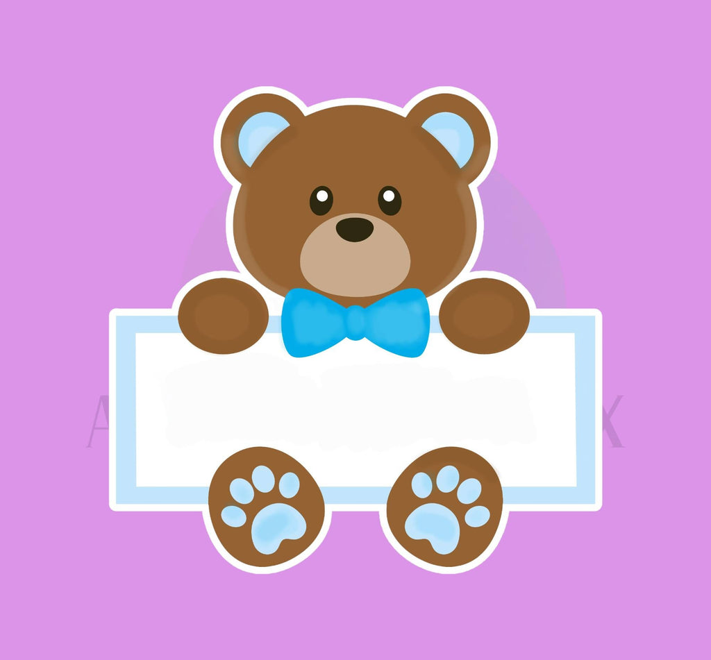 Sweet Bear Plaque Cookie Cutter