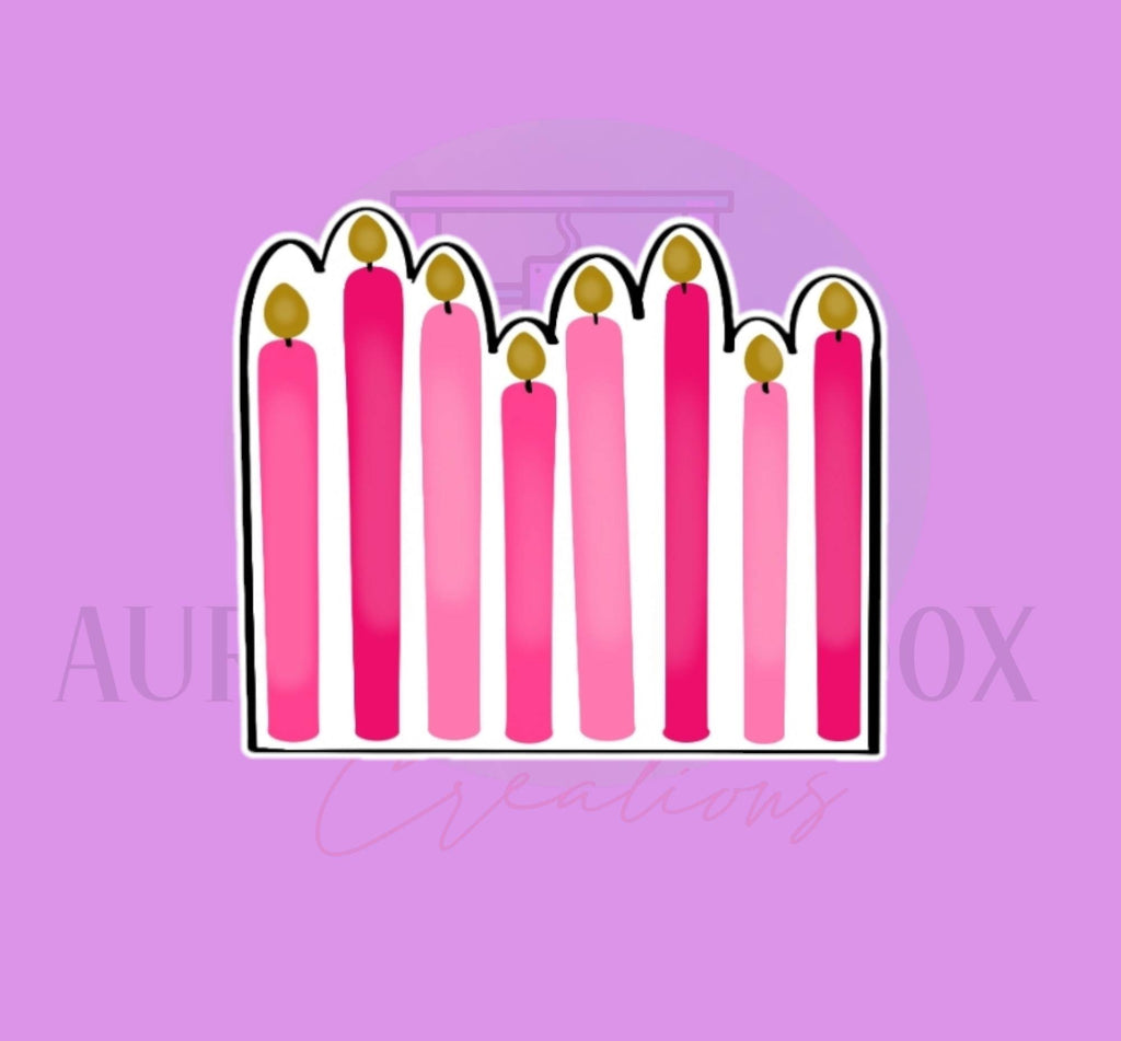 Birthday Candles Cookie Cutter