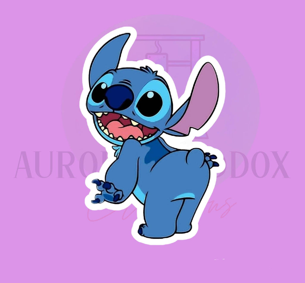 Blue Alien Monster Dancing Cookie Cutter