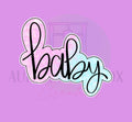 Baby Plaque #1 Cookie Cutter