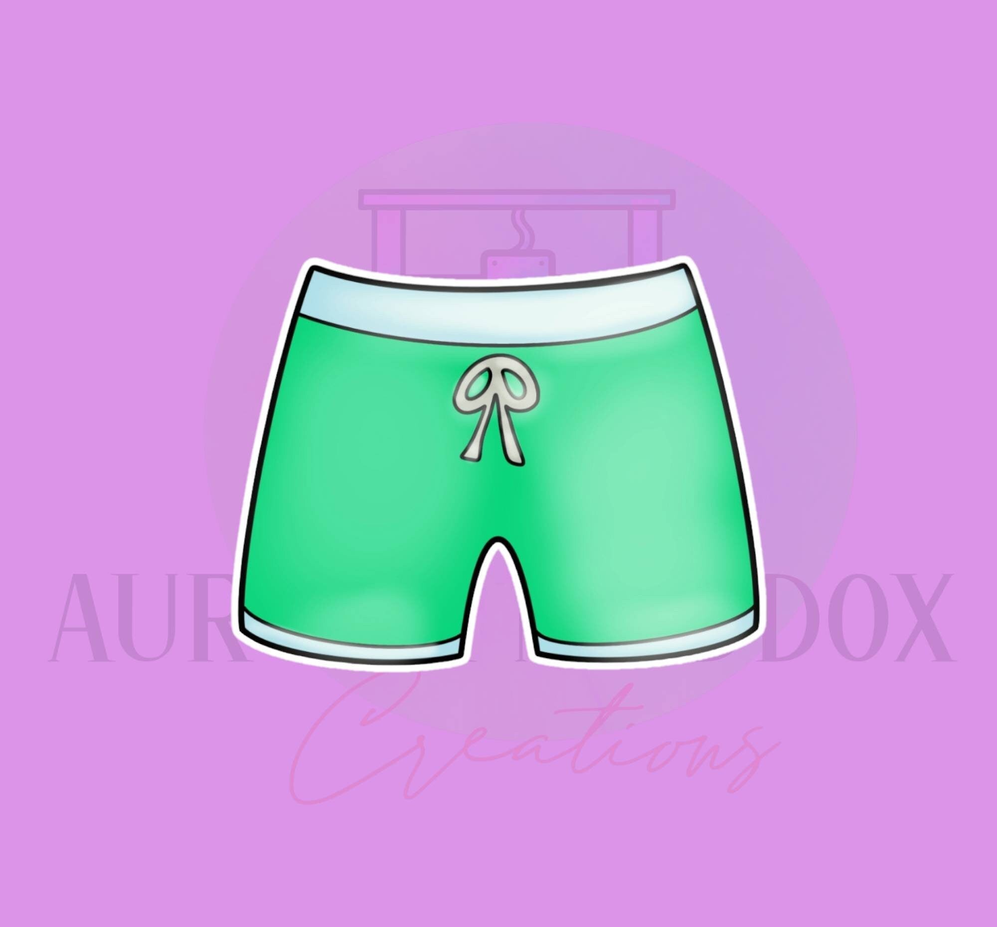 Swim Shorts Cookie Cutter