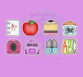 School | Mini | 8 Piece Set | Cookie Cutter