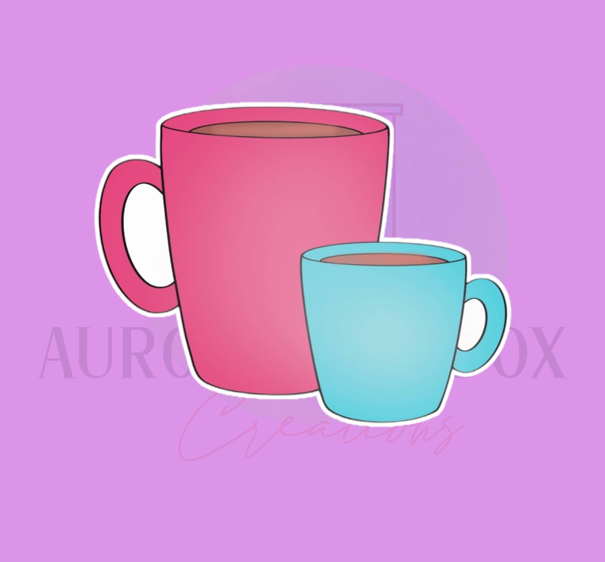Mama & Mini Coffee Cups | Cookie Cutter