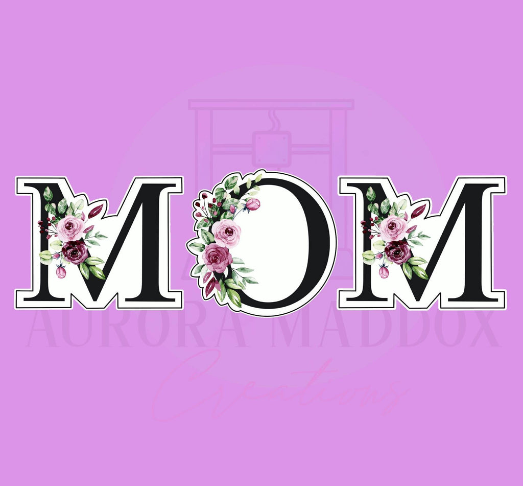 MOM Floral Letters | Cookie Cutter