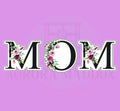 MOM Floral Letters | Cookie Cutter
