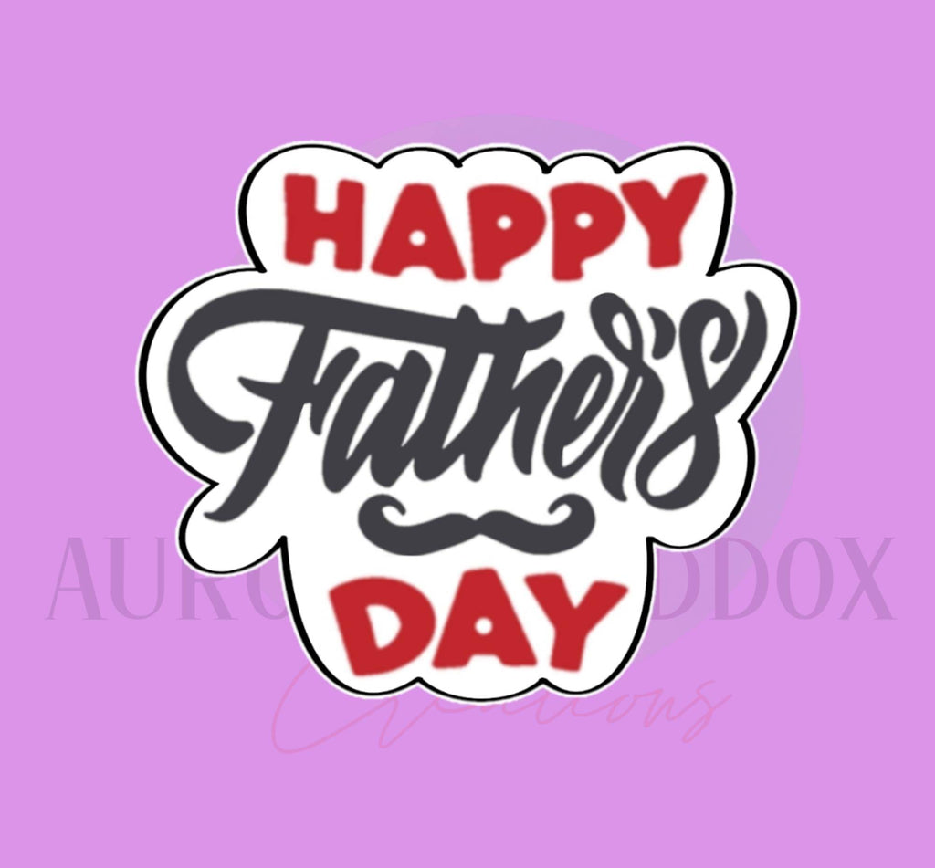 Father's Day Plaque Cookie Cutter