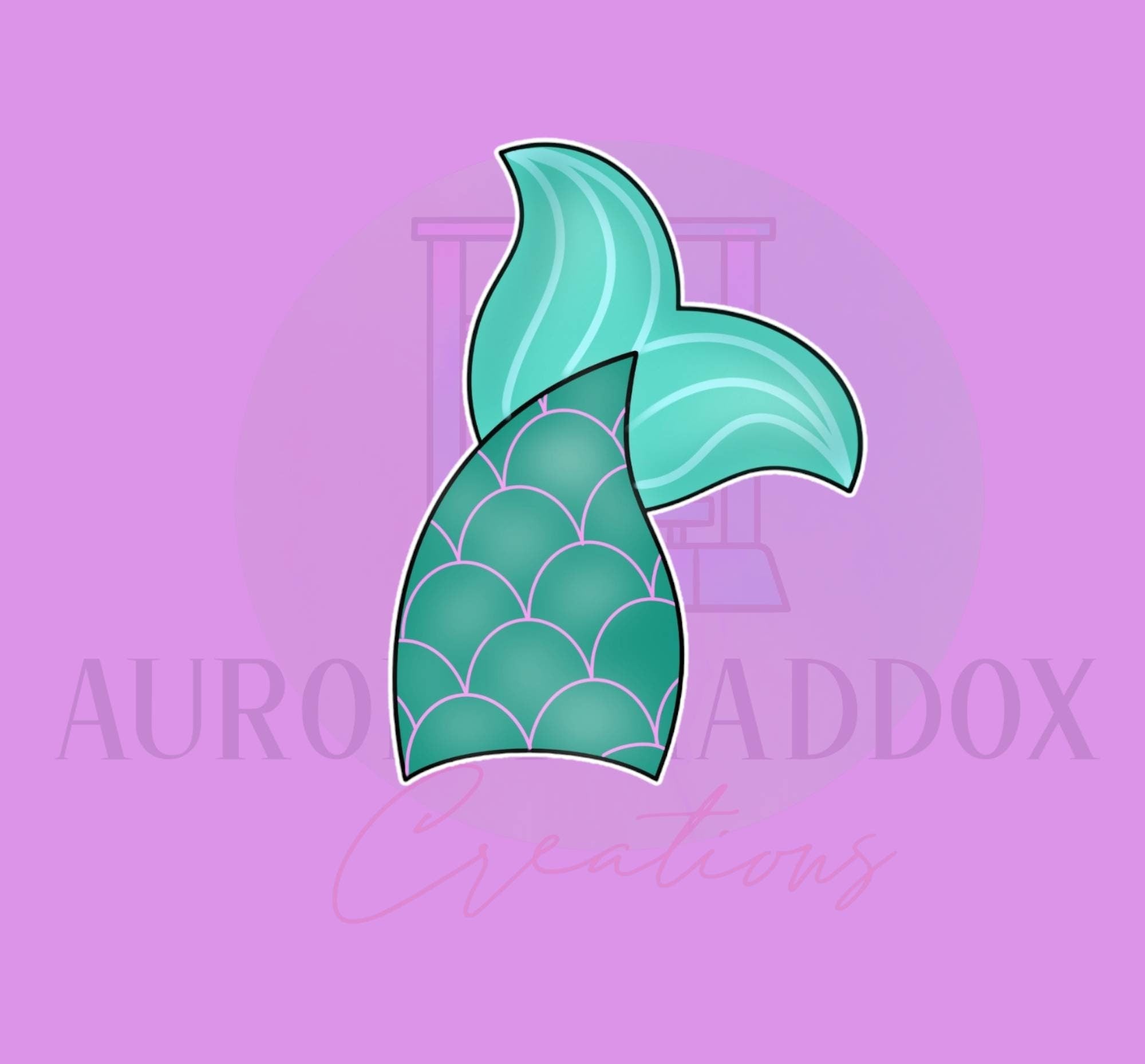 Mermaid Tail #2 Cookie Cutter