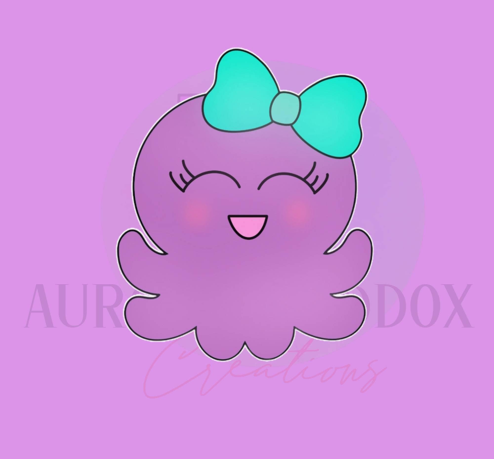 Octopus Bow Cookie Cutter