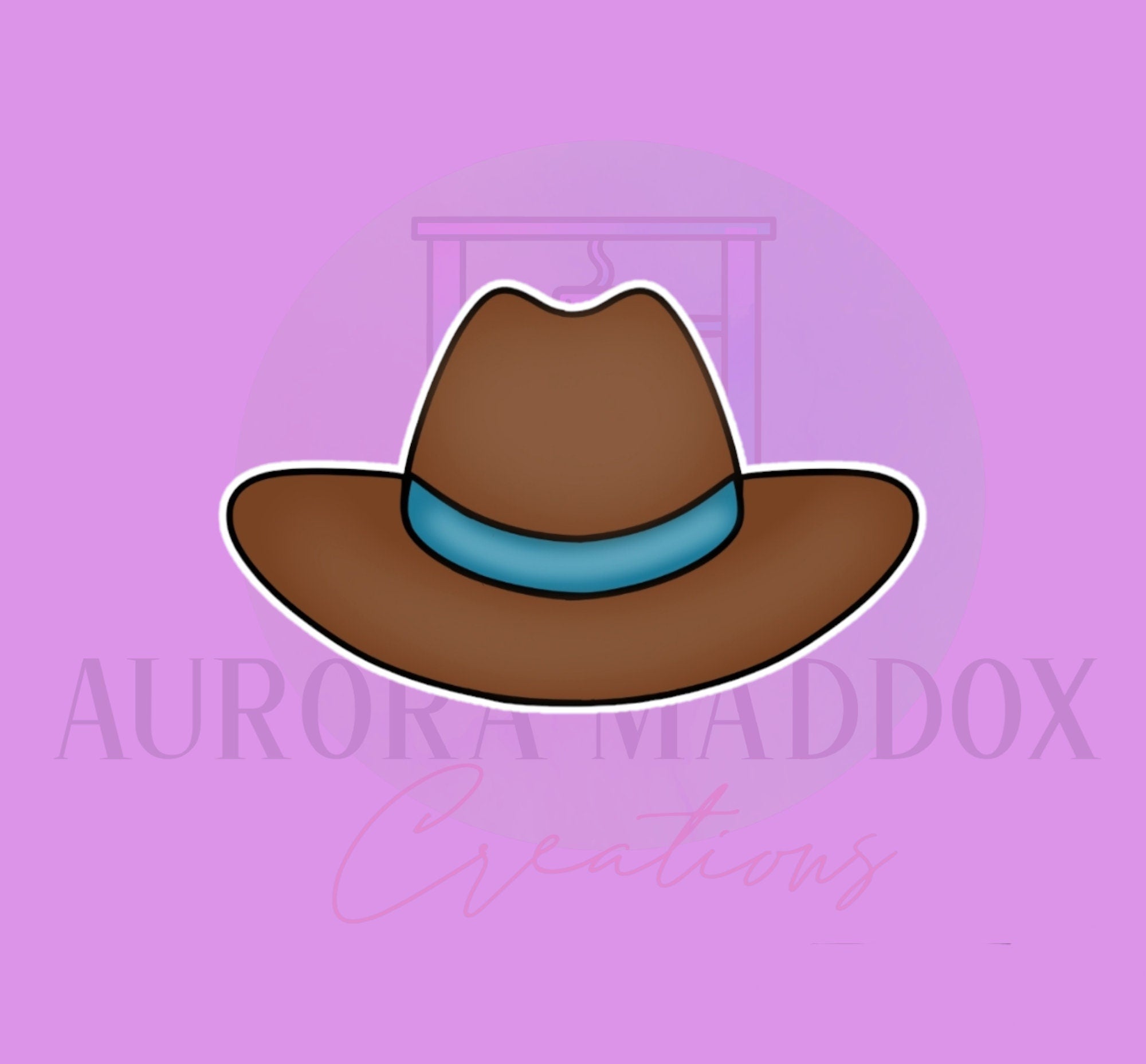 Cowboy Hat Front Cookie Cutter
