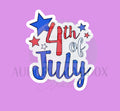 4th of July Plaque #2 | Cookie Cutter