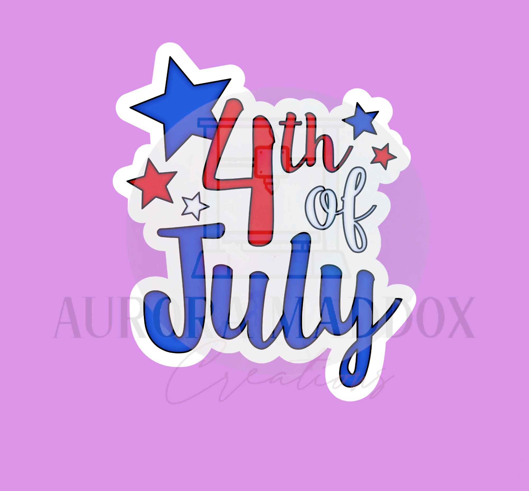 4th of July Plaque #2 | Cookie Cutter