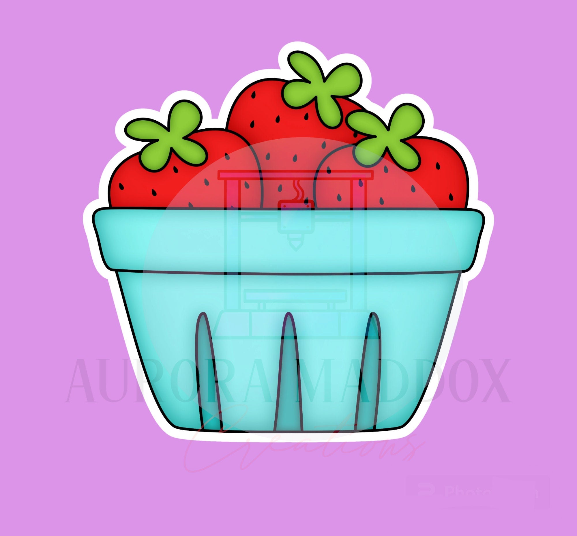 Strawberry Basket | Cookie Cutter