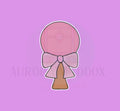 Baby Rattle with Bow #2 Cookie Cutter