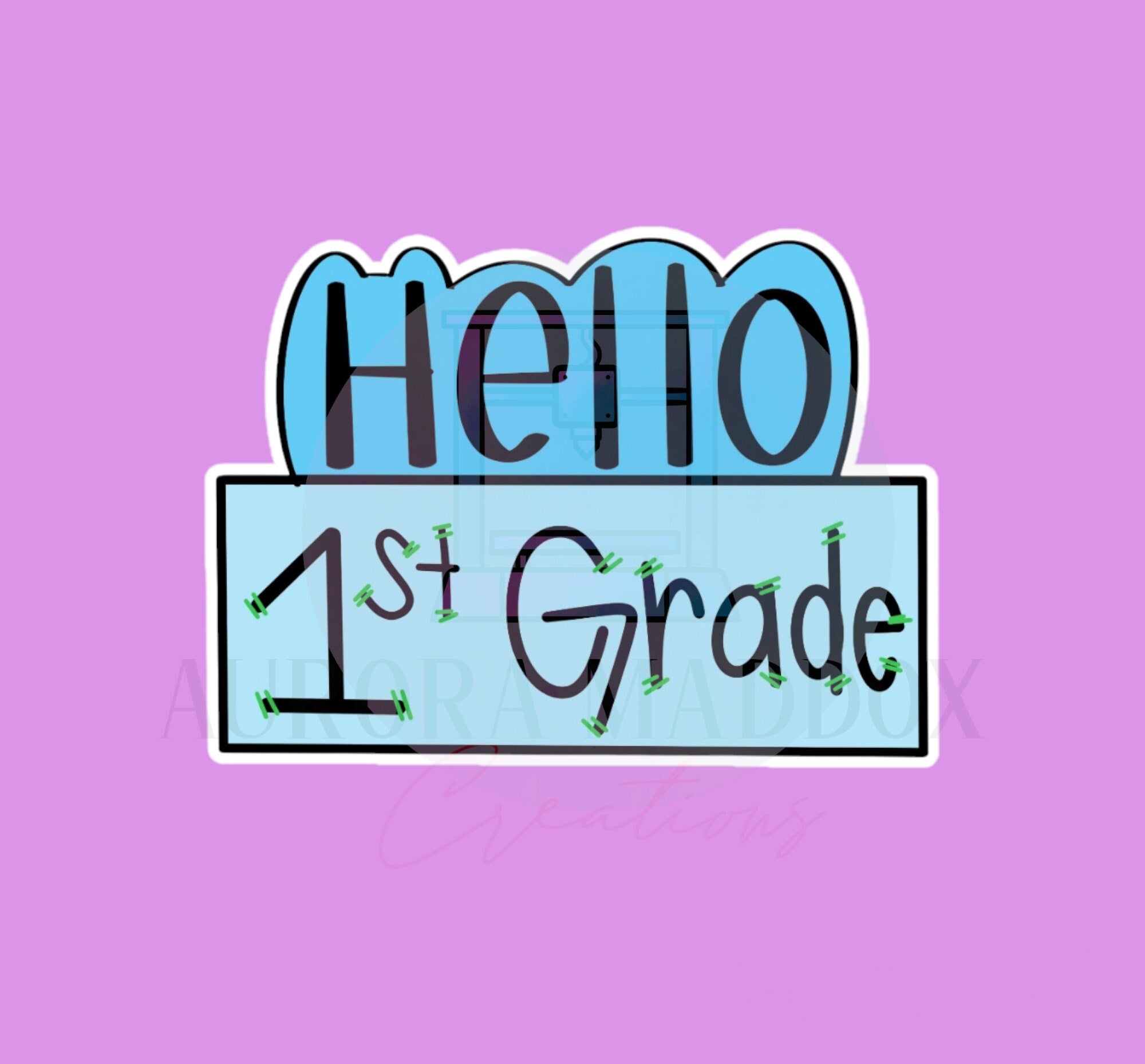 Hello Grade #2 Cookie Cutter