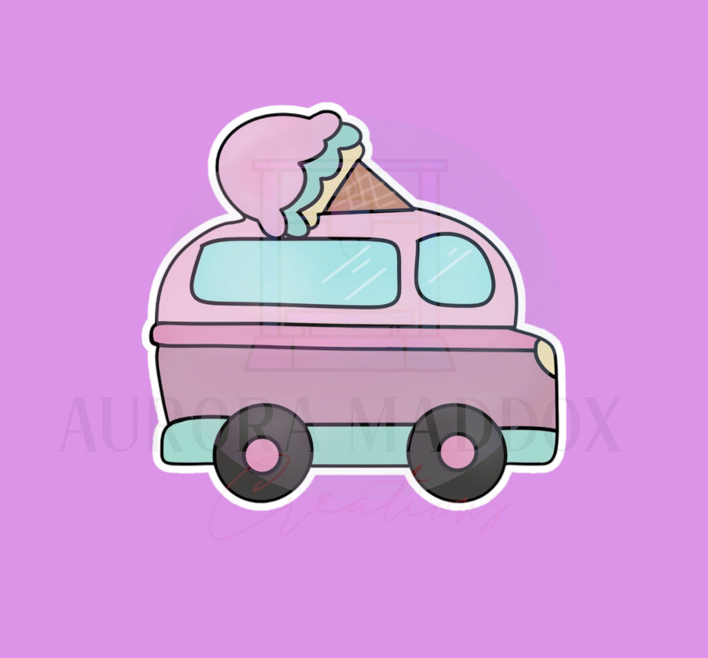 Ice Cream Truck #2 Cookie Cutter