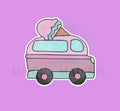 Ice Cream Truck #2 Cookie Cutter