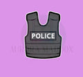 Police Vest Cookie Cutter