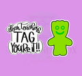 Tag your it Teachers & Kid Cookie Cutter | 2 Piece