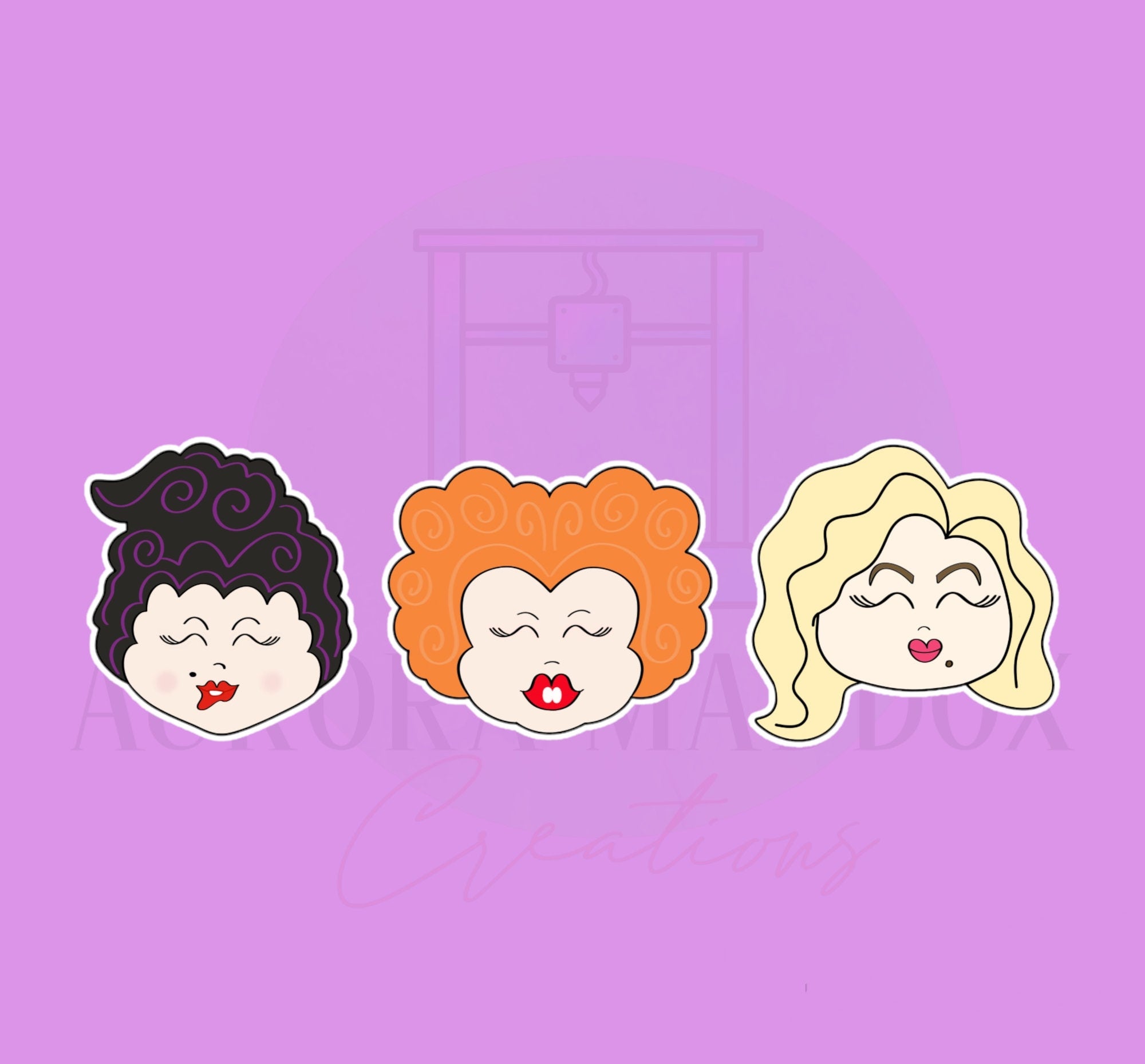 3 Witches Set #2 | Cookie Cutters | 3 Piece