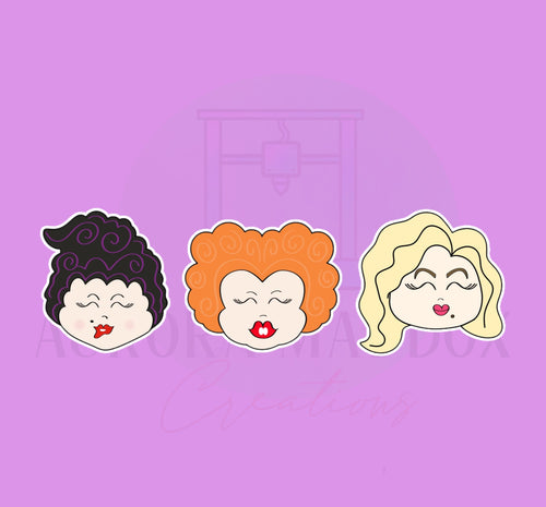 3 Witches Set #2 | Cookie Cutters | 3 Piece