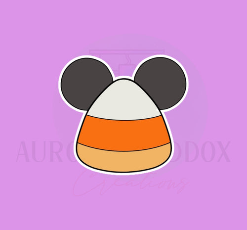 Candy Corn Mouse Ear Cookie Cutter
