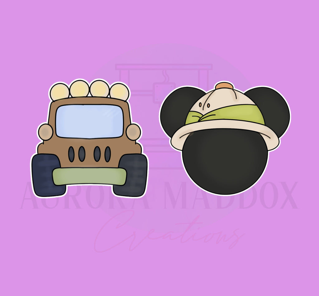 Mouse Safari & Truck | 2 Piece | Cookie Cutter