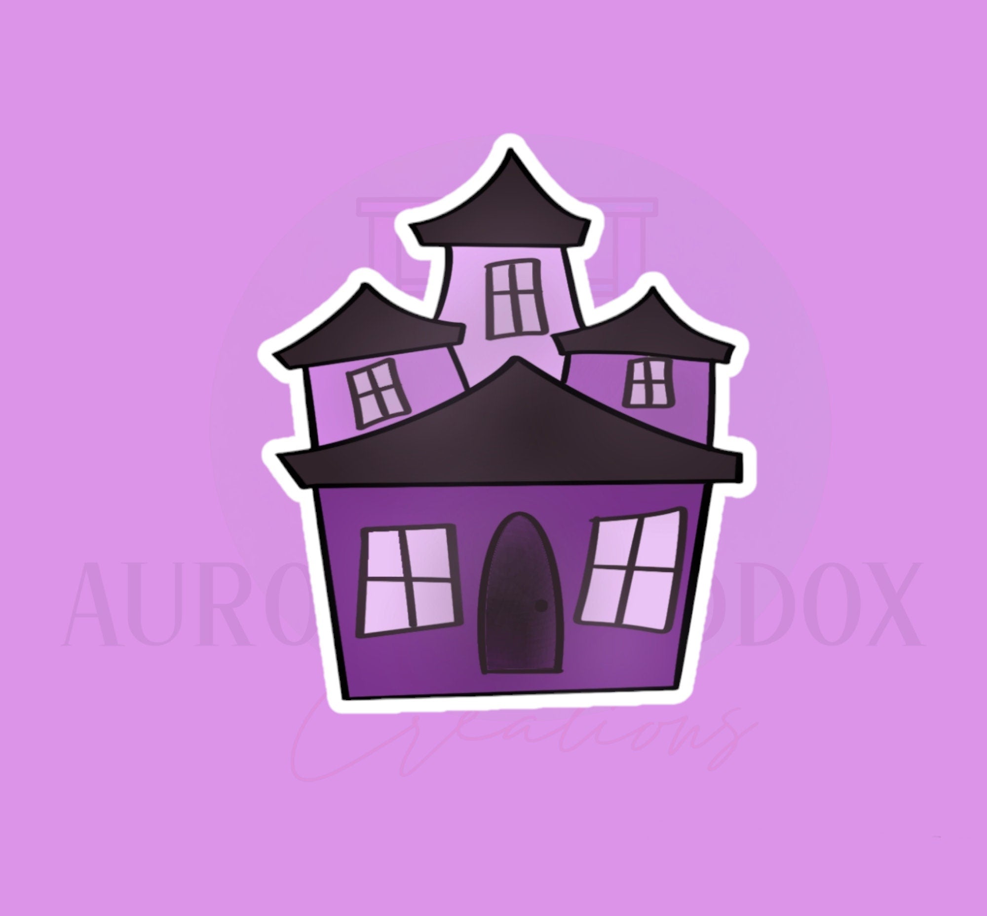 Haunted House #2 Cookie Cutter