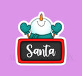 Snowman Hands Plaque Cookie Cutter