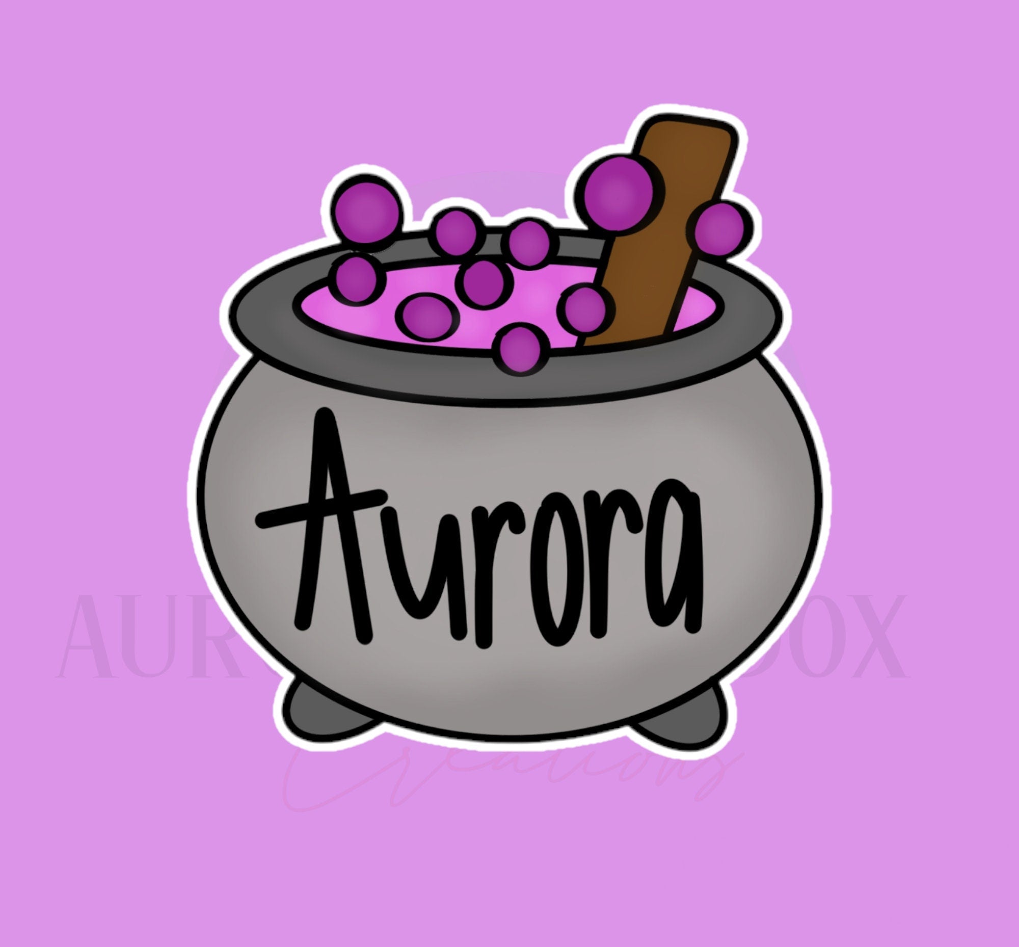 Cauldron #3 Bubbles Cookie Cutter