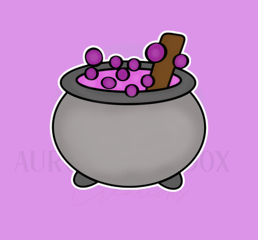 Cauldron #3 Bubbles Cookie Cutter