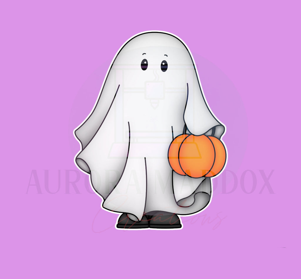 Ghost Pumpkin Trick or Treat Cookie Cutter