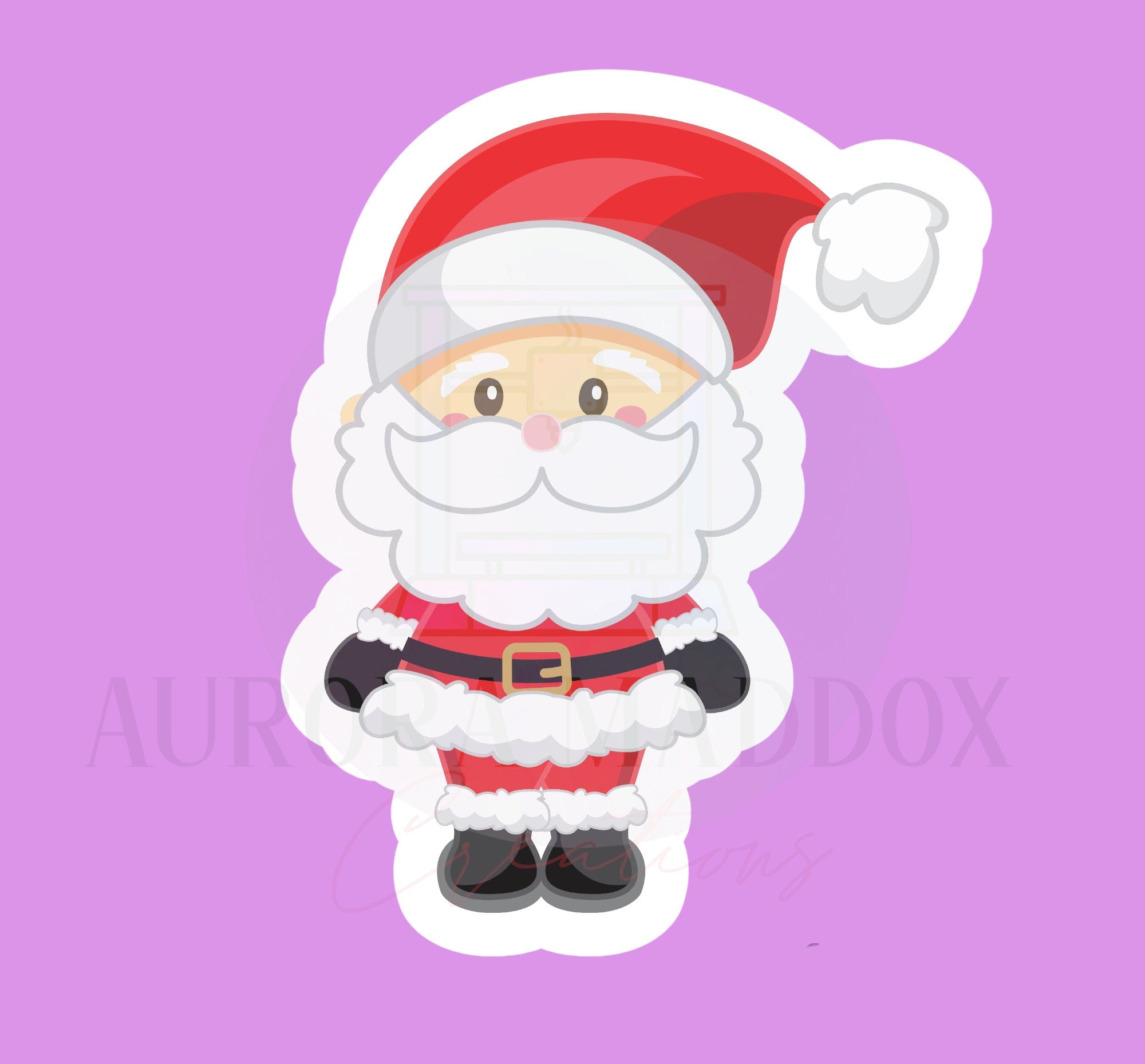 Santa Standing | Cookie Cutter