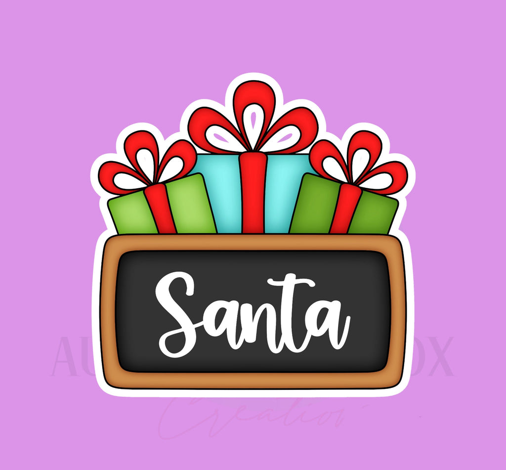 Presents Plaque Cookie Cutter