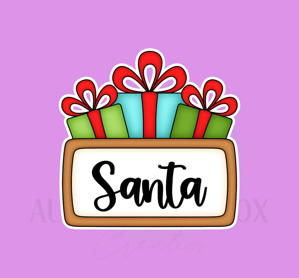 Presents Plaque Cookie Cutter