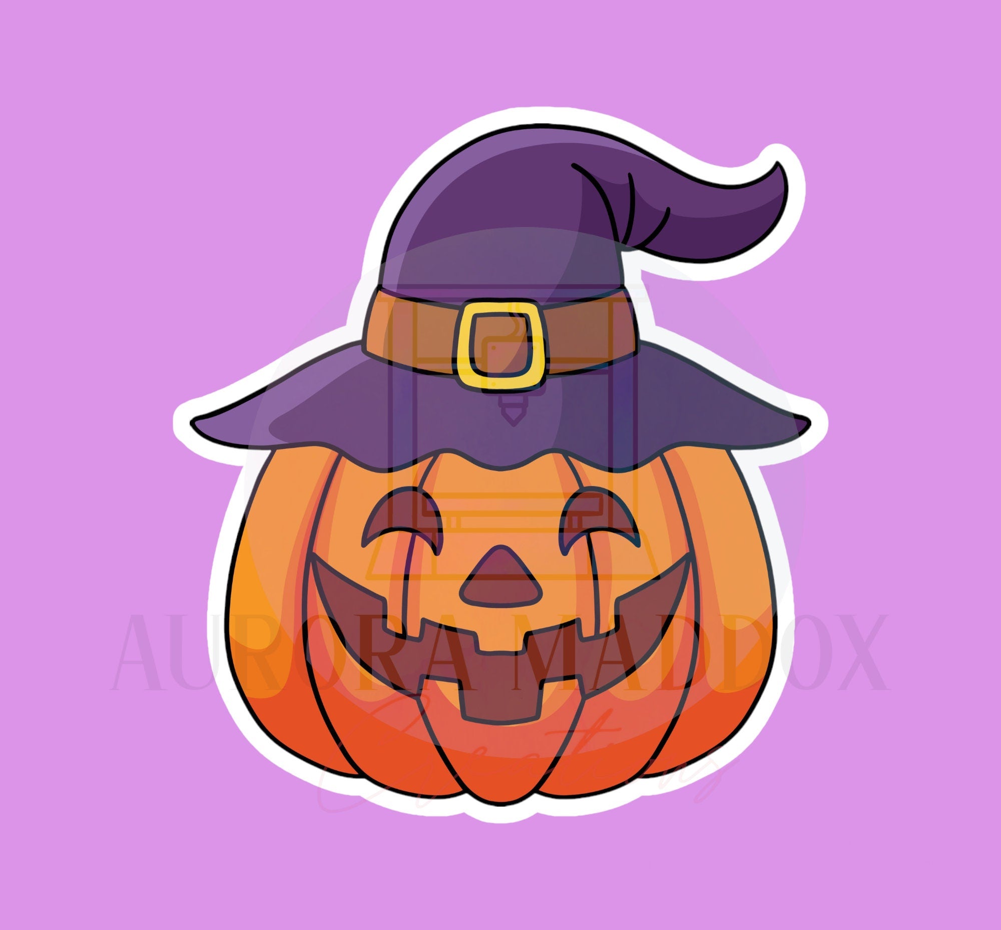 Pumpkin Witch #2 Cookie Cutter