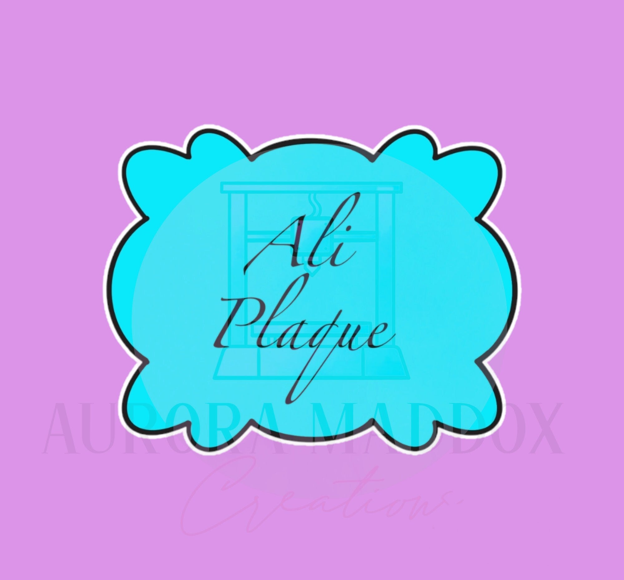 Ali Plaque | Cookie Cutter